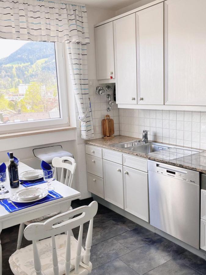 Grosszuegige Wohnung, Bergblick, Vintage Sonthofen Luaran gambar